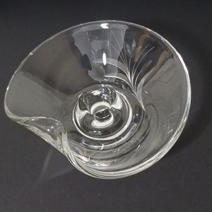 Crystal ashtray.